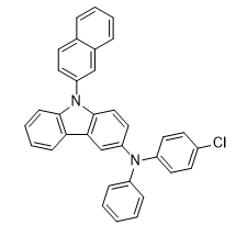 N-(4-氯苯基)-9-(2-萘基)-N-苯基-9H-咔唑-3-胺