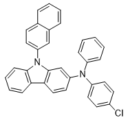 N-(4-氯苯基)-9-(2-萘基)-N-苯基-咔唑-2-胺