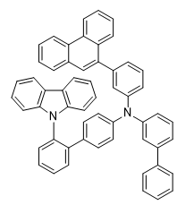 N-(2'-(9H-carbazol-9-yl)-[1,1'-biphenyl]-4-yl)-N-(3-(phenanthren-9-yl)phenyl)-[1,1'-biphenyl]-3-amin