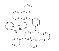 N-(2'-(9H-carbazol-9-yl)-[1,1'-biphenyl]-4-yl)-N-(3-(phenanthren-9-yl)phenyl)-[1,1'-biphenyl]-2-amin
