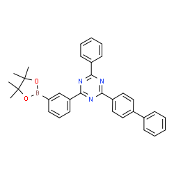 2-([1,1'-联苯]-4-基)-4-苯基-6-(3-(4,4,5,5-四甲基-1,3,2-二氧杂硼烷-2-基)苯基)-1,3,5-三嗪