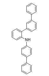 N-([1,1'-biphenyl]-4-yl)-[1,1':3',1''-terphenyl]-2-amine