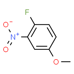 ChemSpider 2D Image | 1-Fluoro-4-methoxy-2-nitrobenzene | C7H6FNO3