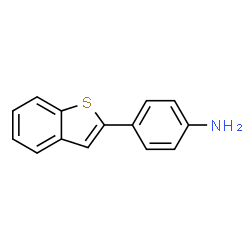 ChemSpider 2D Image | 4-(1-Benzothiophen-2-yl)aniline | C14H11NS