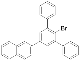 2-(2'-溴-[1,1':3',1''-三联苯] -5'-基)萘